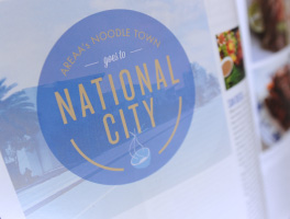 Magazine Spread and Logo Design
